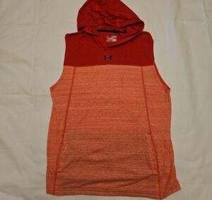 Under Armour Two-Tone Red and Orange Hoodie